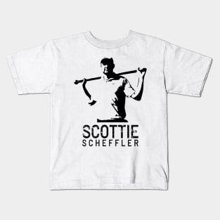 Rising Star Scottie Scheffler Kids T-Shirt